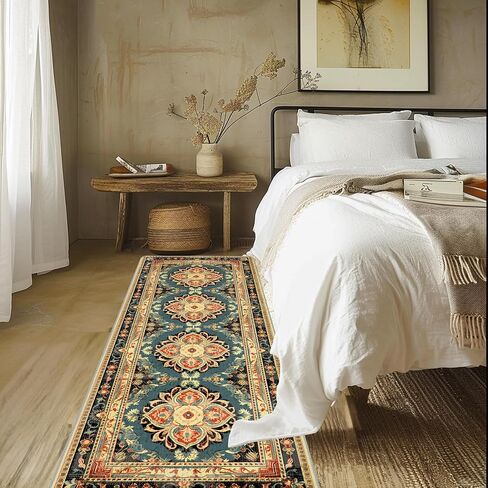 2x6 Runner Rug - Hallway Runner Rug Non Slip, Washable Runner Rug, Runner Rug for Entryway Indoor Hallway in Saudi Arabia