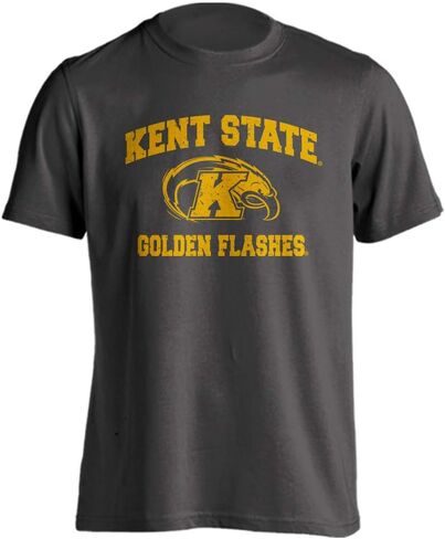 Kent State Golden Flashes Retro Distressed Logo Short Sleeve T-Shirt in Saudi Arabia