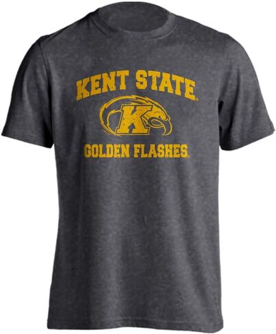 Kent State Golden Flashes Retro Distressed Logo Short Sleeve T-Shirt in Saudi Arabia