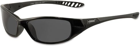 Jackson Safety 25714 V40 Hell Raiser Safety Eyewear, Smoke Polycarbon Anti-Scratch Lenses, Black Frame in Saudi Arabia