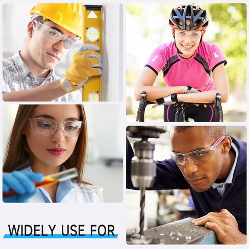 Safety Glasses for Men Women ANSI Z87.1 Safety Glasses Bulk UV Protective Eyewear Scratch-Resistant in Saudi Arabia