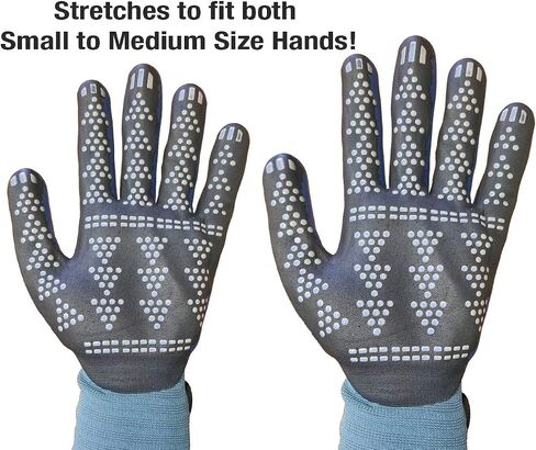 Midwest Gloves & Gear unisex adult Advanced Max Gripping Glove, Slate Blue , 1 pair in Saudi Arabia