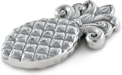 Arthur Court Pineapple Tropical Napkin Weight Heavy Aluminum Alloy 4 inch x 2 inch in Kuwait