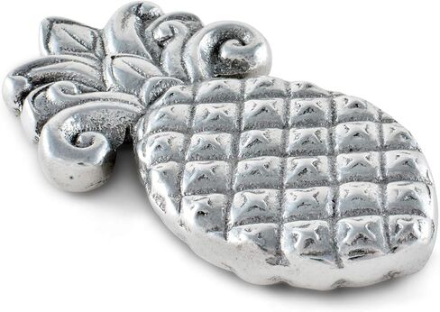 Arthur Court Pineapple Tropical Napkin Weight Heavy Aluminum Alloy 4 inch x 2 inch in Kuwait