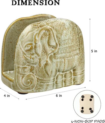 Ceramic Napkin Holders for Paper Napkins Kitchen Table (Blue No.1) in Saudi Arabia
