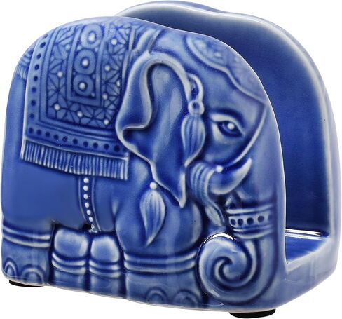 Ceramic Napkin Holders for Paper Napkins Kitchen Table (Blue No.1) in Saudi Arabia
