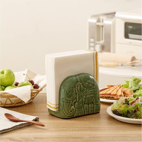 Ceramic Napkin Holders for Paper Napkins Kitchen Table (Blue No.1) in Saudi Arabia