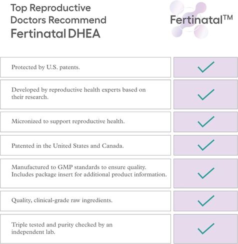 Micronized DHEA Supplement for Women, Natural DHEA 25mg Capsules, Fertility Supplements for Women (84 Capsules - 28 Day Supply) in Saudi Arabia