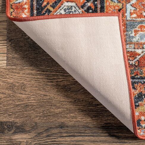 nuLOOM Sherita Distressed Persian Accent Rug, 3x5, Rust in Saudi Arabia