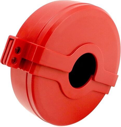 QWORK Gate Valve Lockout, Fits 2.25 to 5 Inch Valves - Pack of 4, Outdoor Faucet Locks, Gas Cylinder Lockout, Red in Kuwait