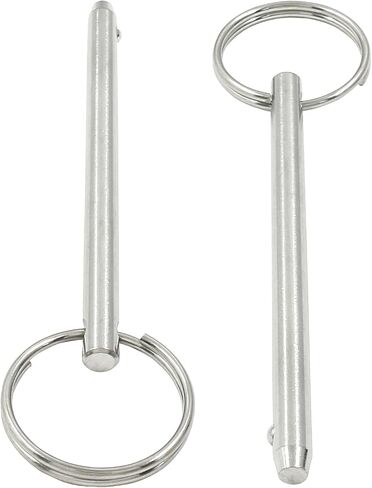 Quick Release Pins, Diameter 1/4"(6.3mm) Bimini Top Pin, Usable Length 3.7"(95mm), Full 316 Stainless Steel Marine Hardware for Shipbuilding Ship outfitting(4Pack) in Saudi Arabia