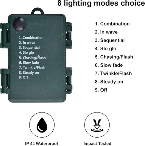 إكليل عيد الميلاد الاصطناعي من Joiedomi مقاس 20 بوصة مزود بمصابيح LED، مزين بتوت أحمر مقاس 15 بوصة ومخاريط الصنوبر وإبر الصنوبر لديكورات عيد الميلاد للباب الأمامي (تعمل بالبطارية) in Kuwait