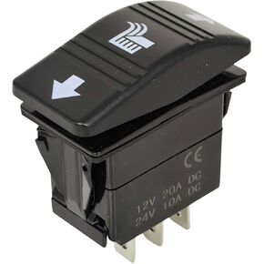 6 دبابيس ON-Off-ON Rocker Switch Decklift 532417237 متوافق مع Husqvarna Deck Lift 2354GXLS 417237