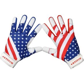 Batting Gloves Softball Batting Gloves American Flag Baseball Batting Gloves Men Batting Gloves USA Flag Baseball Batting Gloves for Youth Adult & Unisex