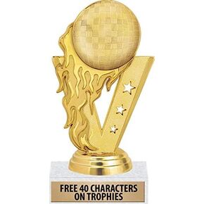 Dodgeball Trophy, 6" Dodgeball Trophies, Dodgeball Tournament Awards, Engraving Included Prime