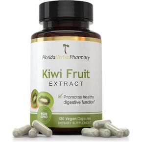 Florida Herbal Pharmacy, Kiwi Fruit Extract Capsules 10:1 (120 Capsules) 500 mg per Capsule, 1000 mg Serving