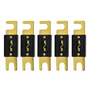 Etopar 5 X 100A مطلي ANL فيوز السيارات مسمار الصمامات 100A أمبير الذهب شفرة سيارة الصوت مكبر صوت استيريو العاكس