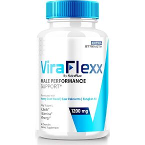 ViraFlexx Capsules, Vira Flexx Advanced Pills for Maximum Performance, Extra Strength Formula, All Natural Dietary Supplement, ViraFlexx to Support Overall Health, Vira Flexx Reviews (60 Capsules)