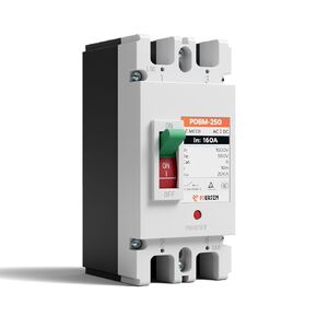 160 Amp AC/DC Circuit Breaker Disconnect Switch 550V 20kA 10In Dual Pole Disconnect Switch for Photovoltaic UPS Battery Solar Power Systems Residential and Commercial Installations
