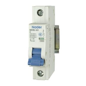 2A, 240V AC, 60V DC, 1 Pole, DIN Rail Mount Miniature Circuit Breaker, Trip Curve: C, UL1077