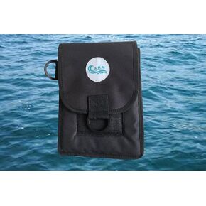 AKM-Scuba Diving Cargo Carying Leg, Strap On Pocket Large Black