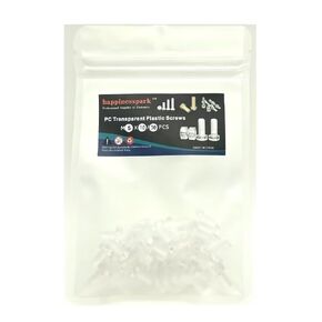 M5x30 30PCS PC (Polycarbonate) Acrylic Plastic Transparent Metric Phillips Pan Head Screws