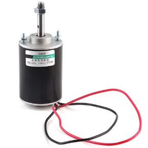 Generator Motor 12V 24V Dc Motor 200W Dc Motor Permanent Magnet High Speed Low Noise Cw CCW Mini Brushed Electric Motors 30W (24V7000 RPM)