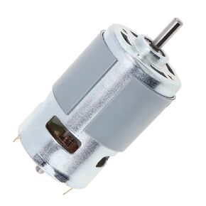 775 DC Motor 12V 12000RPM High-Speed Large Torque Motor for Small Drill Micro Machine/DIY Model Car with Ball Bearing, Fan Blades, 775 DC Motor