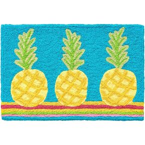 Pineapple Fiesta 20 x 30 Jellybean Accent Rug