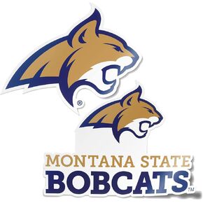 Desert Cactus Montana State University Stickers Bobcats MSU Cats Vinyl Decal Laptop Water Bottle Car Scrapbook (4 Inch Set V1)