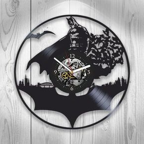 Vinyl Record Wall Clock 12 Inch Dark Knight Gift