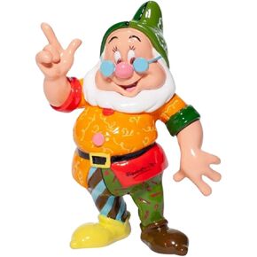 Enesco Disney by Romero Britto Snow White and The Seven Dwarfs Doc Miniature Figurine, 3.35 Inch, Multicolor