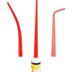 3 PACK Extra Long Caulking Gun Extension,Caulking Tube Extension,Caulk Tube Extension Tip,Caulk gun Extension Nozzle