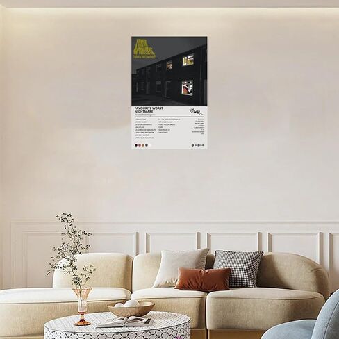 Canvas Hanging Picture Single (vertical Version 2:3) Album Poster Arctic Band Monkeys Posters Canvas Poster Room Aesthetic Decoration Wall Art Home Holiday Gift Unframe-style-7 12x18inch(30x45cm) in Saudi Arabia