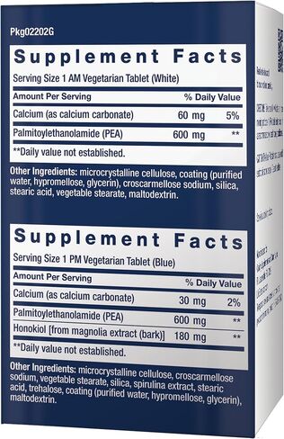 Life Extension Comfort MAX – Honokiol and Pea Supplement for Inflammation Management, Nerve Support and Discomfort Relief – Gluten-Free, Non-GMO, Vegetarian - 30 AM and 30 PM Tablets in Saudi Arabia