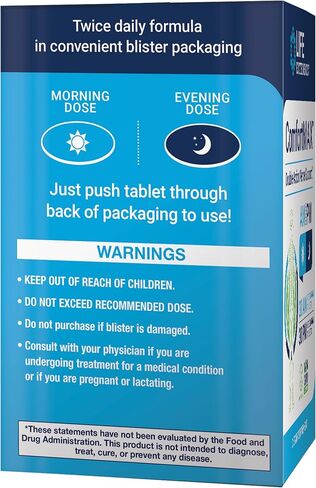 Life Extension Comfort MAX – Honokiol and Pea Supplement for Inflammation Management, Nerve Support and Discomfort Relief – Gluten-Free, Non-GMO, Vegetarian - 30 AM and 30 PM Tablets in Saudi Arabia