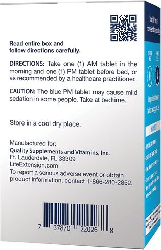 Life Extension Comfort MAX – Honokiol and Pea Supplement for Inflammation Management, Nerve Support and Discomfort Relief – Gluten-Free, Non-GMO, Vegetarian - 30 AM and 30 PM Tablets in Saudi Arabia
