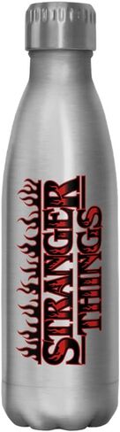 زجاجة من الفولاذ المقاوم للصدأ بشعار Netflix Stranger Things Stranger Flame سعة 17 أونصة، متعددة الألوان in Kuwait