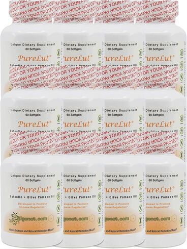 PureLut: Pure liposomal Luteolin - 60 gelcap, Patented Combination of Natural and Pure luteolin in Olive Pomace Oil. in Saudi Arabia