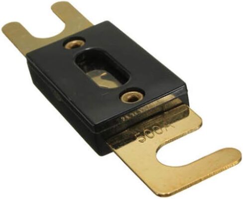 Etopar 5 X 100A مطلي ANL فيوز السيارات مسمار الصمامات 100A أمبير الذهب شفرة سيارة الصوت مكبر صوت استيريو العاكس in Kuwait