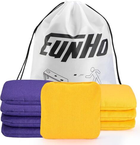 Cornhole Bean Bags Weather Resistant & Super Durable of Regulation Size for Cornhole Games with Carry Bag in Saudi Arabia