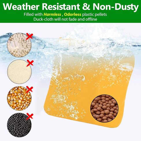 Cornhole Bean Bags Weather Resistant & Super Durable of Regulation Size for Cornhole Games with Carry Bag in Saudi Arabia