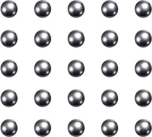 350pcs Precision Balls 4mm Diameter Carbon Steel Ball for Bearings, Silver in Saudi Arabia