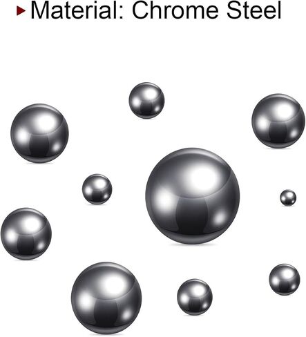 350pcs Precision Balls 4mm Diameter Carbon Steel Ball for Bearings, Silver in Saudi Arabia