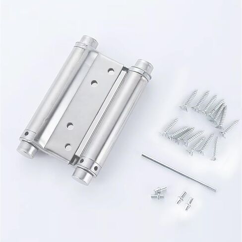 مفصلات زنبركية مزدوجة الحركة، مفصلات أبواب ذاتية الإغلاق، مفصلات أبواب مزدوجة من الفولاذ المقاوم للصدأ شديدة التحمل، مفصل باب متأرجح صغير (زوج واحد (قطعتان) in Kuwait