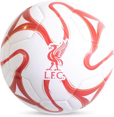 Liverpool 26 Panel Size 5 Cosmos Ball - White + Hy-Pro Fast Dual Action Portable Pump in Saudi Arabia