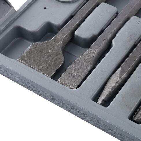 YaeTek 17 قطعة من مجموعة لقم الثقب المطرقة الدوارة والأزاميل SDS بالإضافة إلى مجموعة لقم المطرقة الدوارة والأزاميل مع حقيبة تخزين محمولة - SDS Plus شانك يناسب المطرقة الدوارة in Kuwait