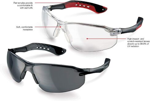3M Flat Temple Safety Eyewear with Scratch Resistant Lens in Saudi Arabia