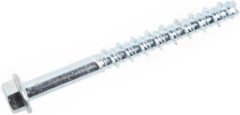 20 قطعة من المراسي اللولبية الأسمنتية ذات الحافة السداسية، قطر 1/4 بوصة × 1-1/4 بوصة الطول، مسامير أسمنتية مشقوقة ذات شفة سداسية، مراسي حلزونية عالية القوة للخرسانة شديدة التحمل. in Kuwait