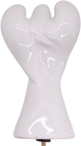Ceramic Angel Decorative Plant Ornament | Plant Stake in Flower Pot or Vase | Spiritual Garden Decoration | Great Christian Gift for Mother's Day, Easter, and Christmas in Saudi Arabia